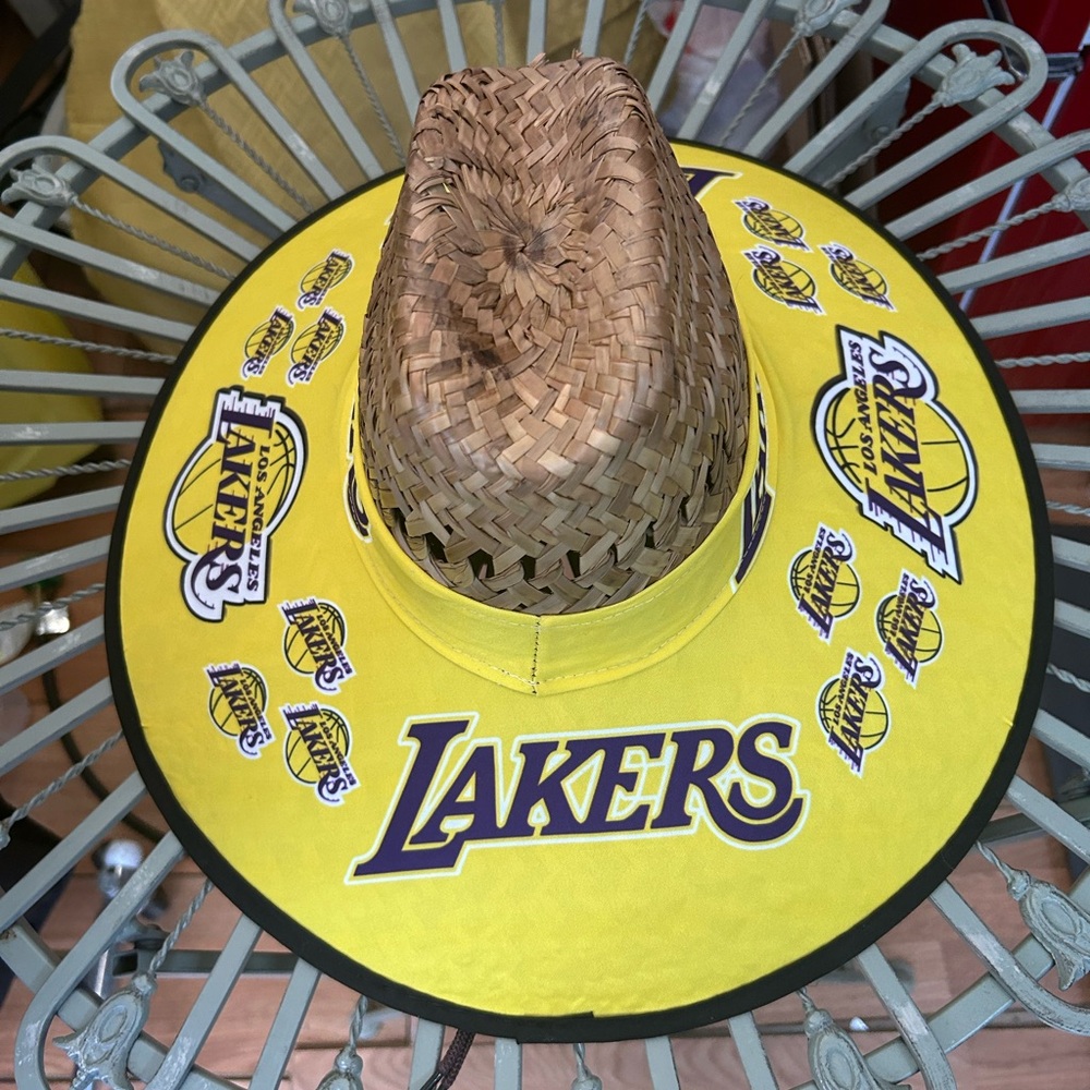 LA Lakers straw hat